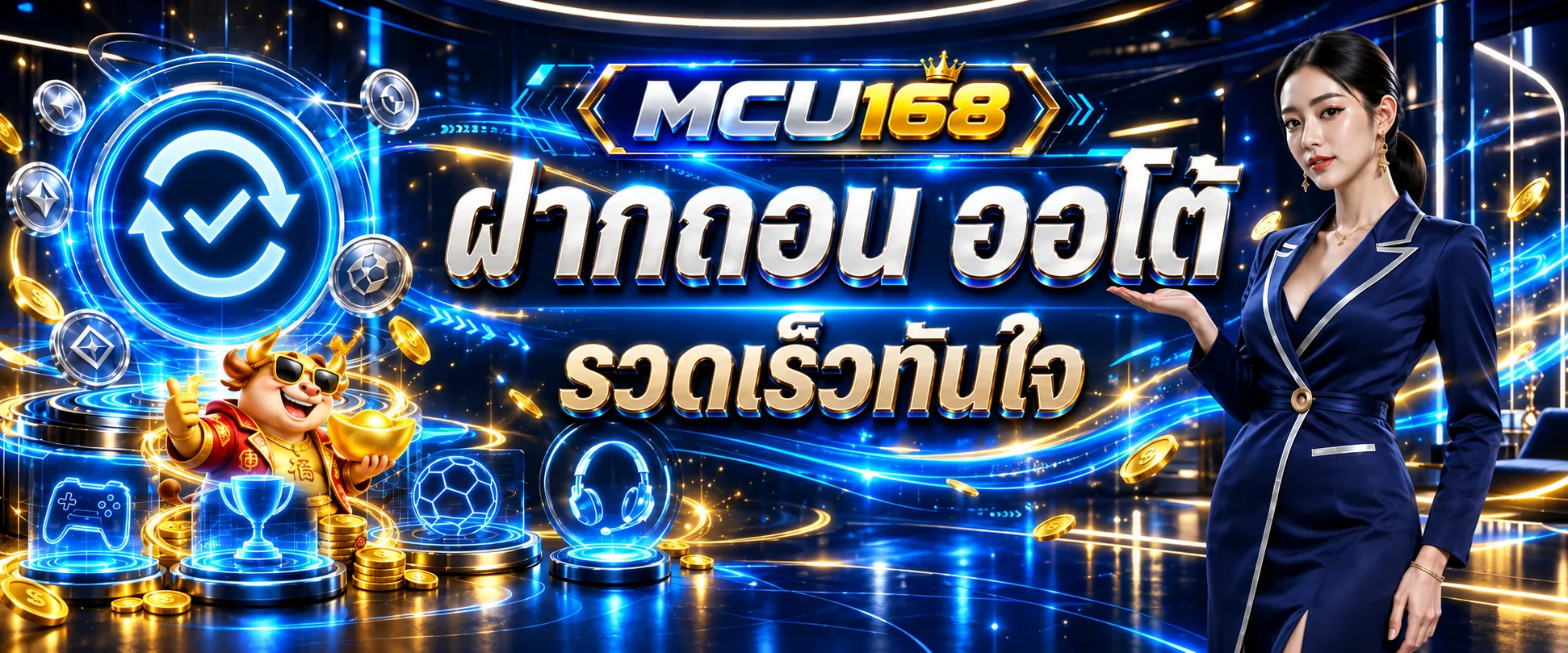 MCU168 ฝากถอนออโต้และระบบบริการออนไลน์
